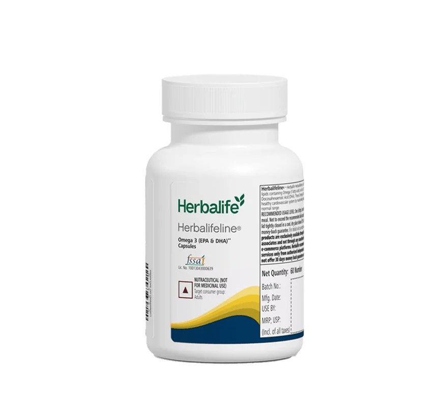 Herbalife Herbalifeline Omega-3 – 60 Capsules | Omega-3 Fatty Acid Supplement