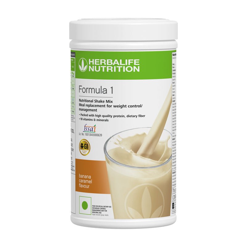 Herbalife Formula 1 Nutritional Shake Mix - Vanilla, Chocolate, Mango, Strawberry, Orange Cream, Kulfi, Banana Caramel, Rose Kheer, Paan