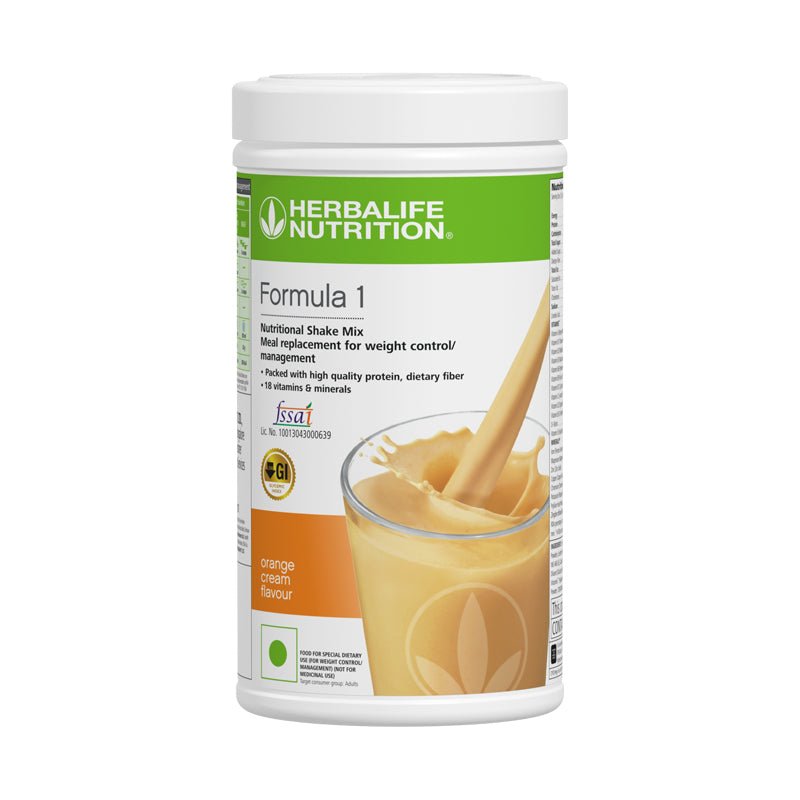 Herbalife Formula 1 Nutritional Shake Mix - Vanilla, Chocolate, Mango, Strawberry, Orange Cream, Kulfi, Banana Caramel, Rose Kheer, Paan