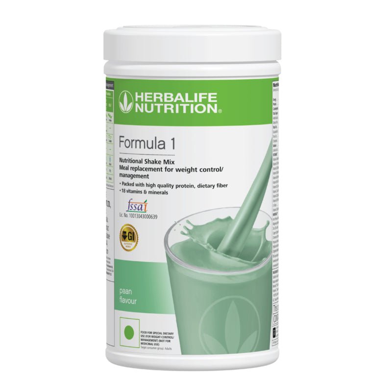 Herbalife Formula 1 Nutritional Shake Mix - Vanilla, Chocolate, Mango, Strawberry, Orange Cream, Kulfi, Banana Caramel, Rose Kheer, Paan