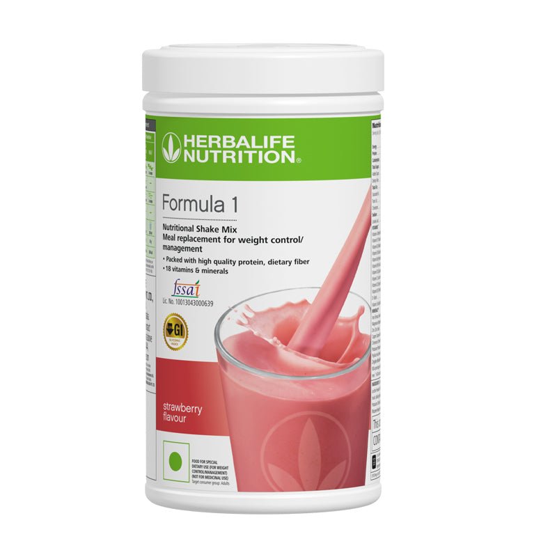 Herbalife Formula 1 Nutritional Shake Mix - Vanilla, Chocolate, Mango, Strawberry, Orange Cream, Kulfi, Banana Caramel, Rose Kheer, Paan